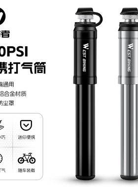 西骑者自行车打气筒迷你便携式公路车高压充气筒山地车通用气管子