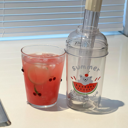 雪克杯一套家用暴打手打柠檬茶食品级捣汁棒调酒器加厚手摇壶摇杯
