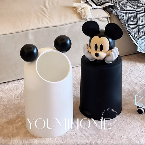 【新家的100个快递】米奇垃圾桶