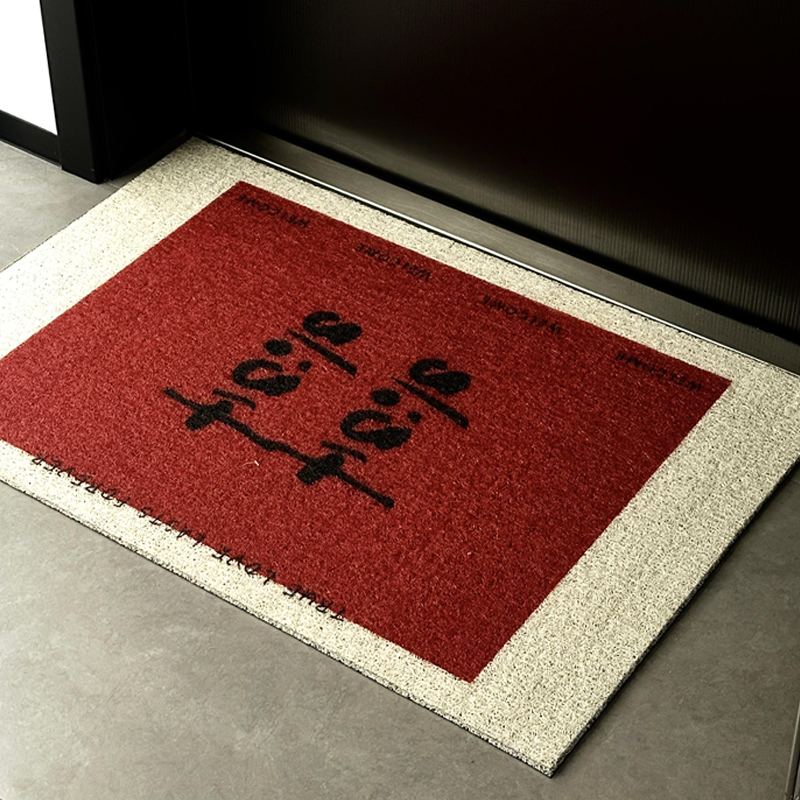 结婚红色喜庆入户地垫