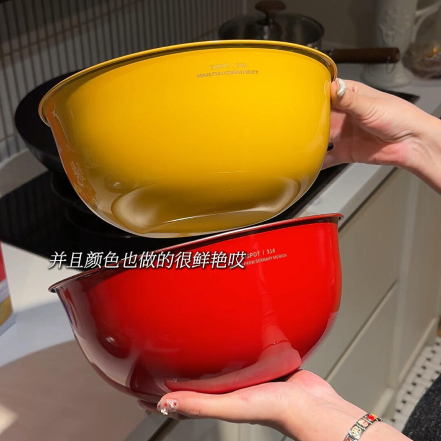 不锈钢沥水篮洗菜料理盆厨房家用和面盆凉拌烘焙沙拉盆2025新款,餐饮具,果盆/果盘/果篮,淘宝优惠券,粉丝福利购,淘宝优惠卷