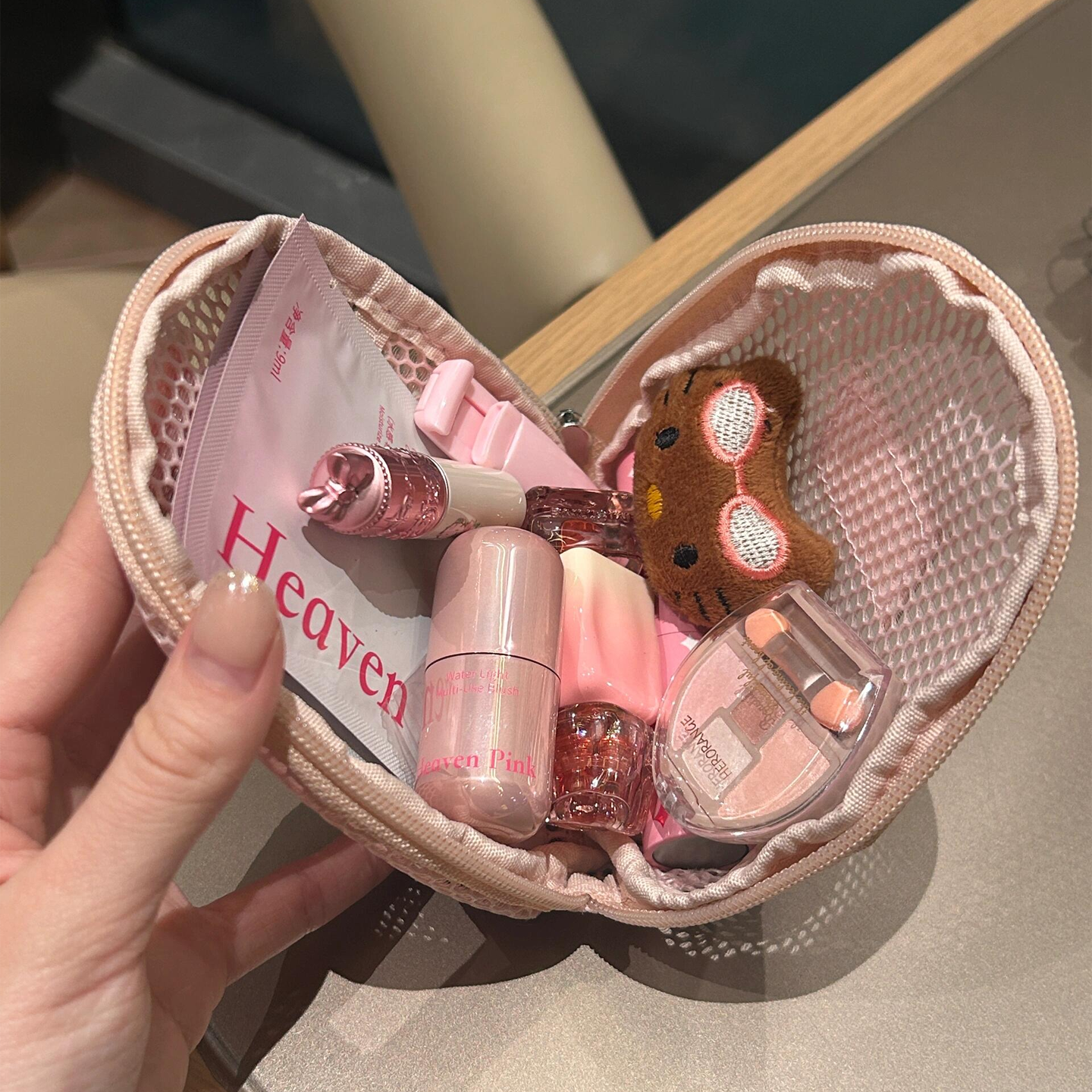 迷你化妆包小号便携式包包里收纳防水杂物小包随身旅游出行口红包,收纳整理,化妆包,淘宝优惠券,粉丝福利购,淘宝优惠卷