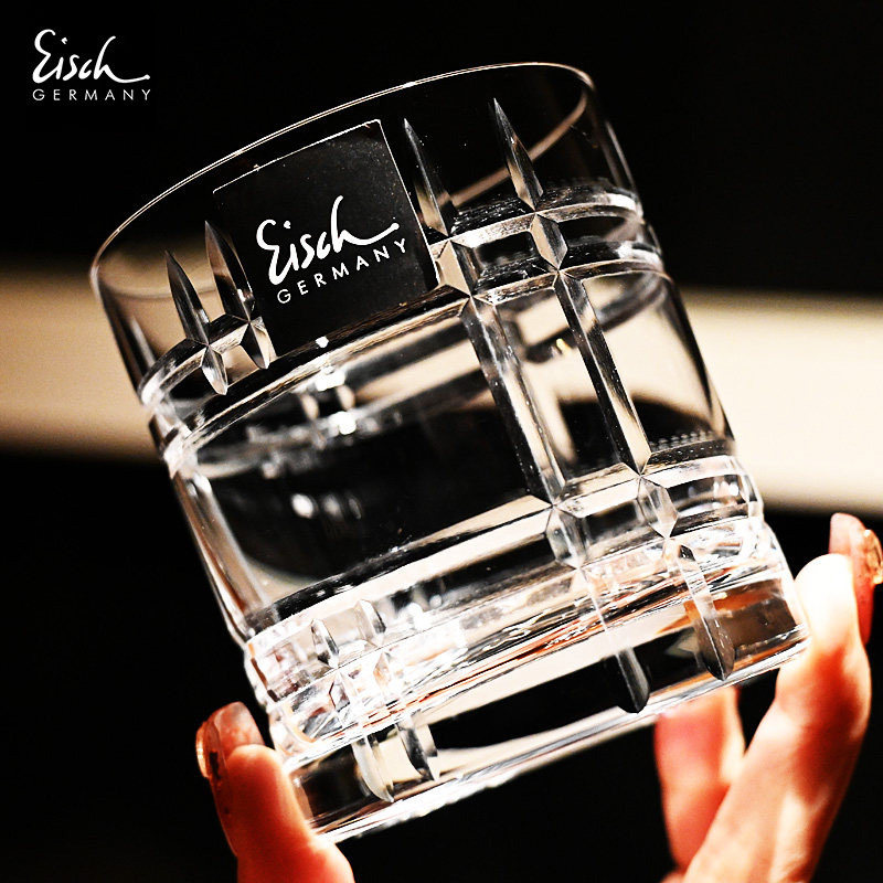 德国Eisch进口水晶玻璃杯轻奢高级感威士忌洋酒杯透明水杯子家用