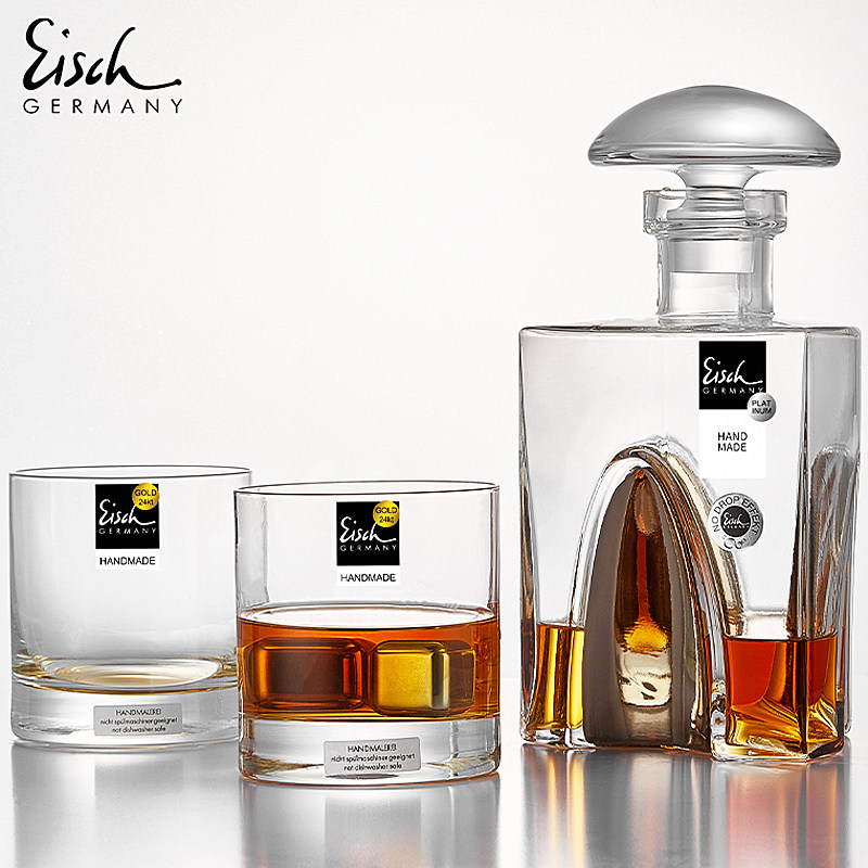 Eisch德国进口水晶玻璃高端威士忌杯洋酒杯酒具酒樽酒壶酒瓶套装