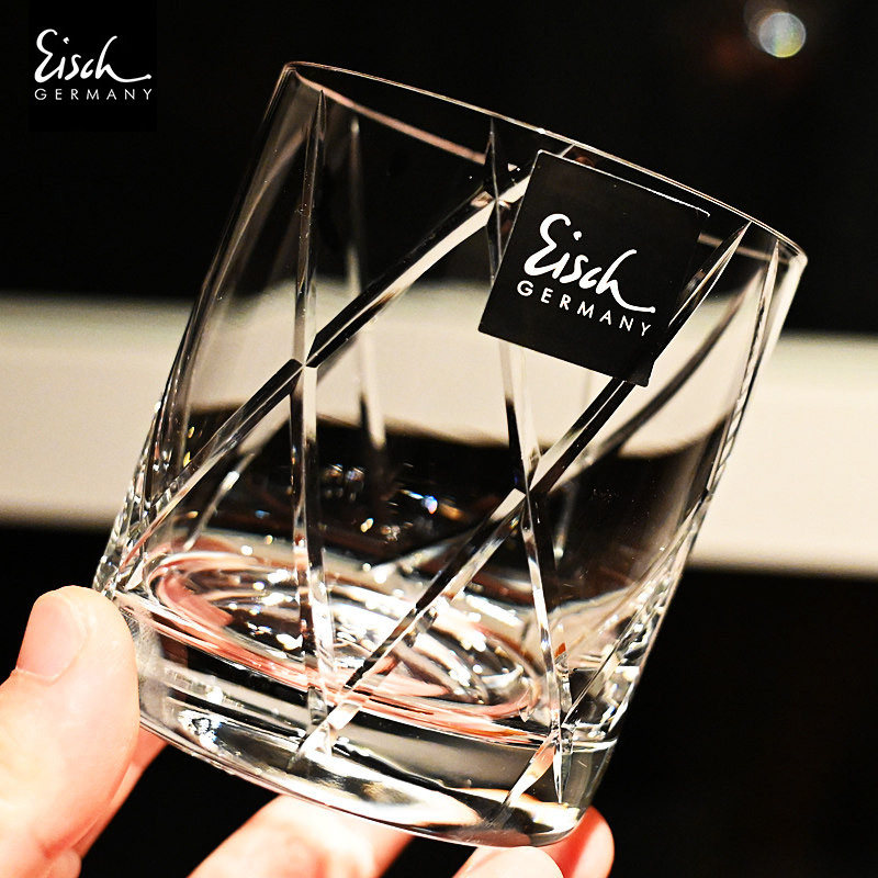 德国Eisch进口水晶玻璃杯轻奢高级感威士忌洋酒杯透明古典水杯子