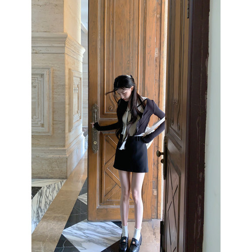 YIYIWANG多色薄针织水手上衣开衫