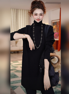 【Linda姐高端线】秋冬时尚气质百搭高领打底衫长袖T恤LF3STX061