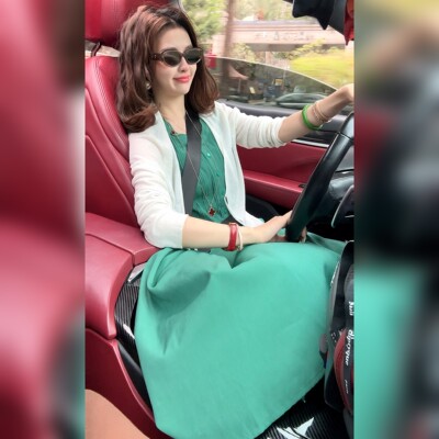 【Linda姐高端线】夏季新款时尚气质宽松无袖连衣裙AA6LJS0188