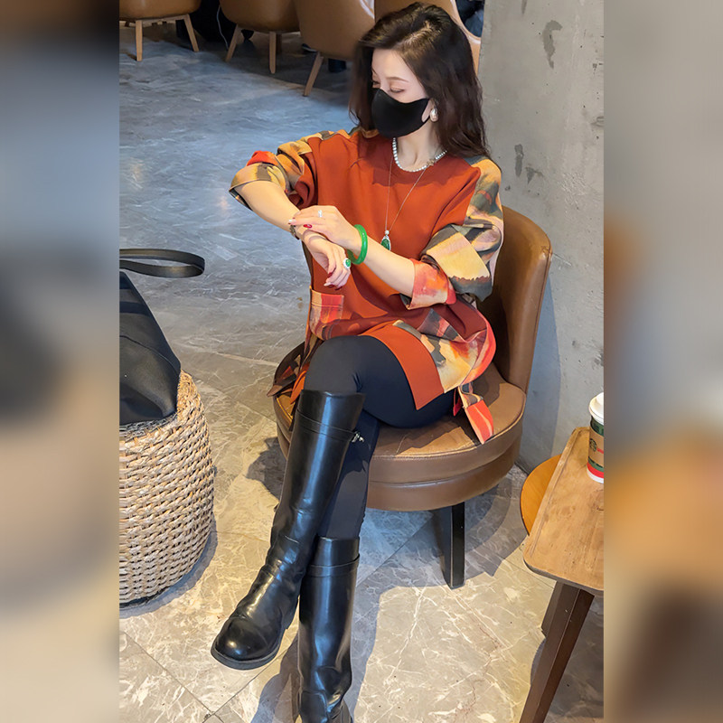 【Linda姐高端线】秋冬新款时尚休闲气质百搭女款大版长袖卫衣