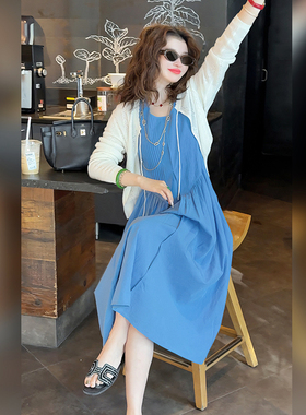 【Linda姐高端线】夏季新款时尚显瘦女装背心裙连衣裙AA6LJS0052