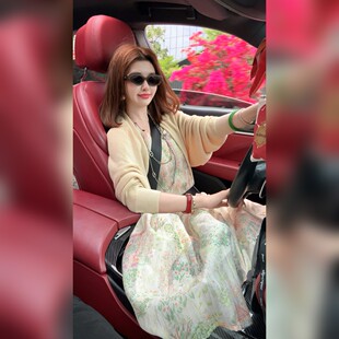 Linda姐高端线 气质宽松无袖 夏季 时尚 连衣裙AA6LYH0419 新款