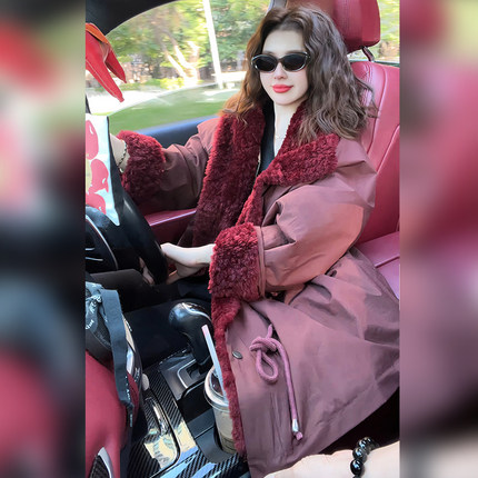 【Linda姐高端线】冬季新款时尚洋气百搭女装加绒外套AW5WWT0283