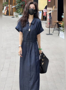 【Linda姐高端线】新款时尚气质收腰显瘦短袖连衣裙子AS6LJS0001