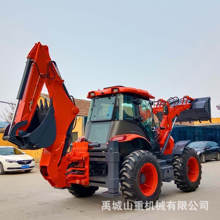 丹东供应9吨SZ776反铲装载机四轮转向系统蟹式行走适宜各种工况