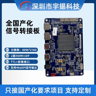 百分百全国产化ZZKK信号板HDMI/VGA转edp高清液晶10.1-34寸驱动板