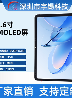 12.6寸2560*1600厂家直销平板触摸屏 多点触摸RM69380支持安卓屏