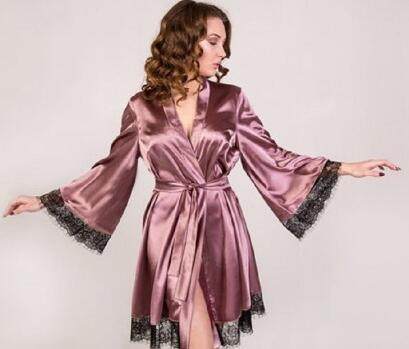 女士性感睡袍内衣居家浴袍