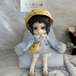 芥川龙之介ob11整娃 文豪野犬粘土人公仔手办 生日礼物人偶送朋友