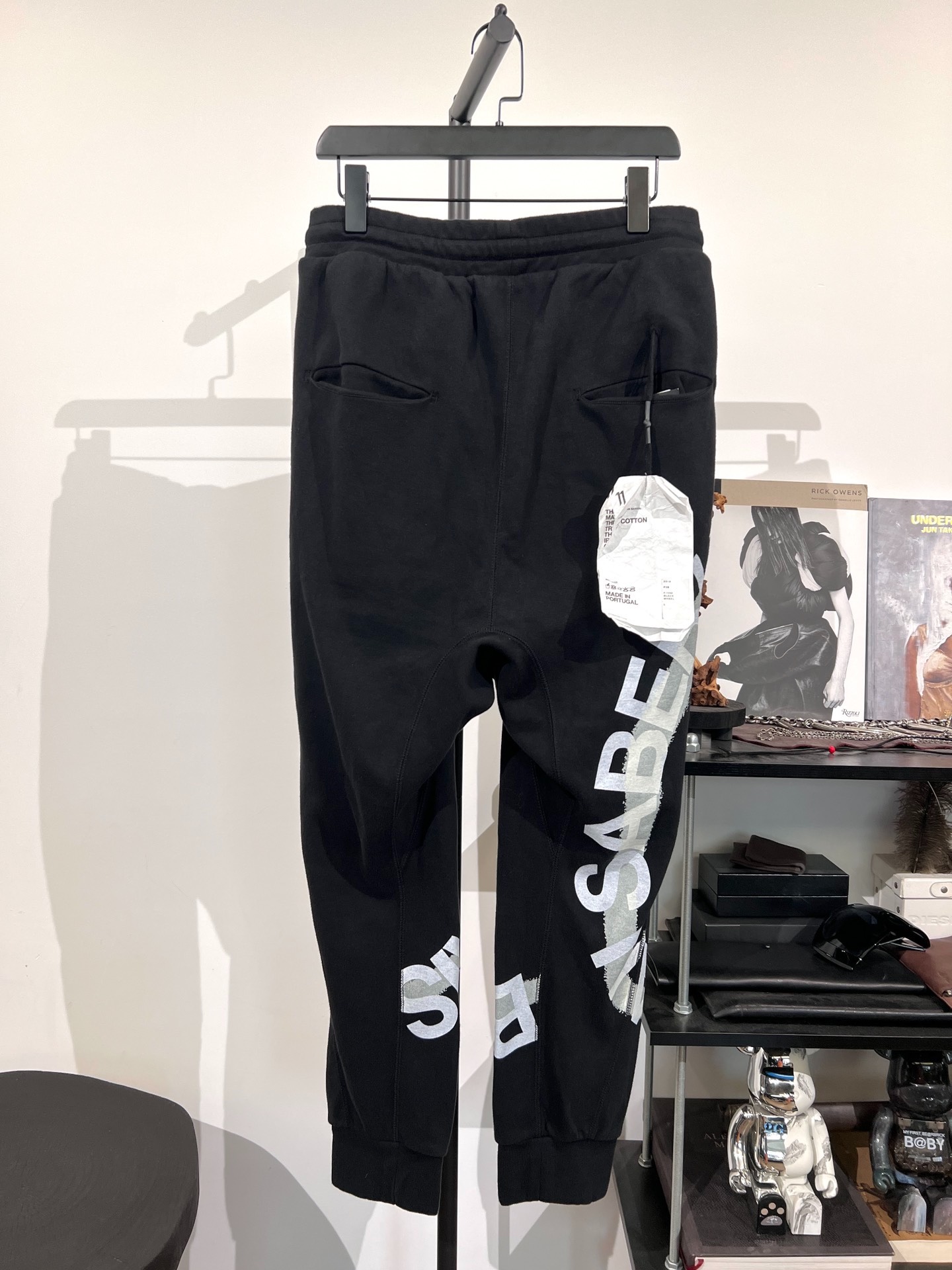 Boris Bidjan Saberi 11by BBS Cuffed Sweatpants — front