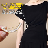 旗袍收腰别针上衣衬衫 改小裤 肥腰大腰围调节扣防走光小胸针扣配饰