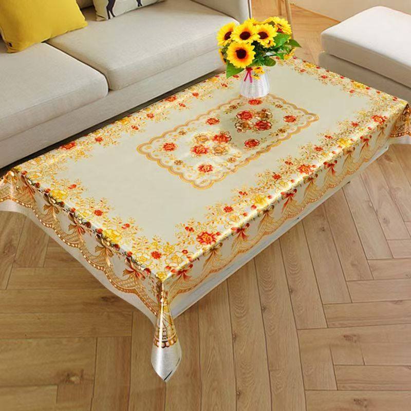pvc桌布防水防烫防油免洗餐桌垫长方形塑料胶茶几垫客厅台布家用,居家布艺,桌布,淘宝优惠券,粉丝福利购,淘宝优惠卷