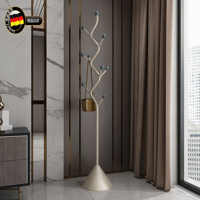 德系工艺奶油衣帽架落地