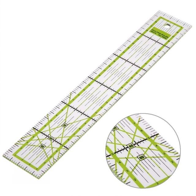 30cm double-color ruler patchwork feet tailor yardstick cutt