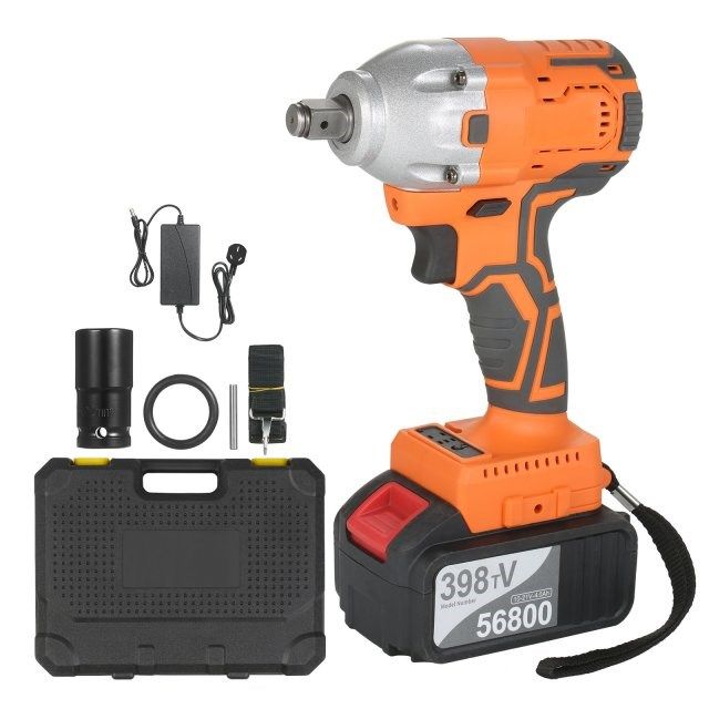 cordless brushless electric impact wrench power tool 1/2 inc