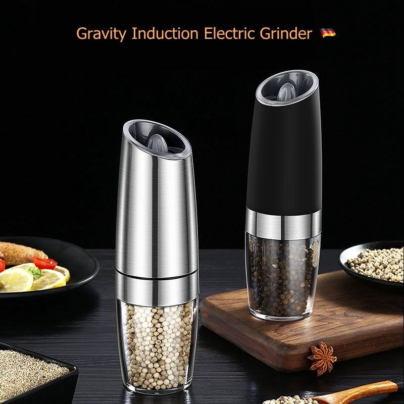 gravity induction electric mill pepper and salt and pepper g
