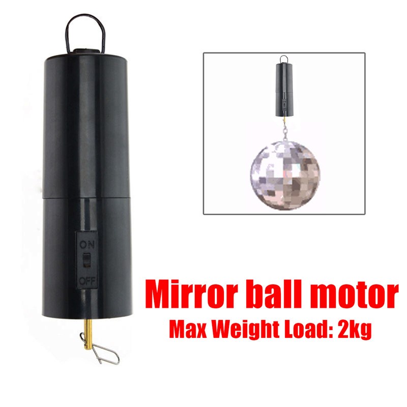 14X4X4cm Load Bearing 2kg Black Mirror Ball Motor Spin Batte