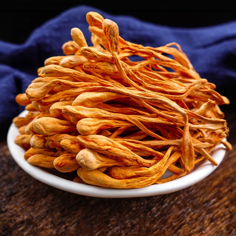 【无干燥剂款】虫草花干货农家新货孢子头虫草花菌菇煲汤原装批发