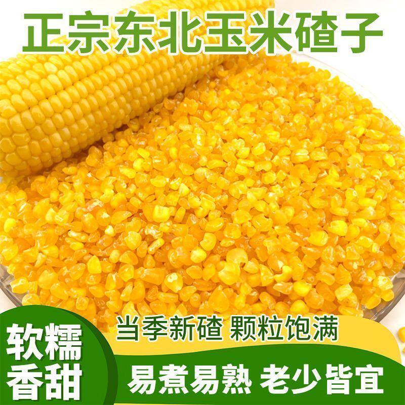 黄玉米碴小碴子5斤 农家自产黏包谷糯玉米碎苞米茬子珍珠玉米渣粥