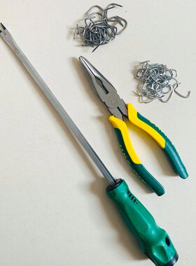 新款包真皮座椅卡钳卡钉U型钉C型钉卡钉钳尖嘴钳子起子安装坐垫套