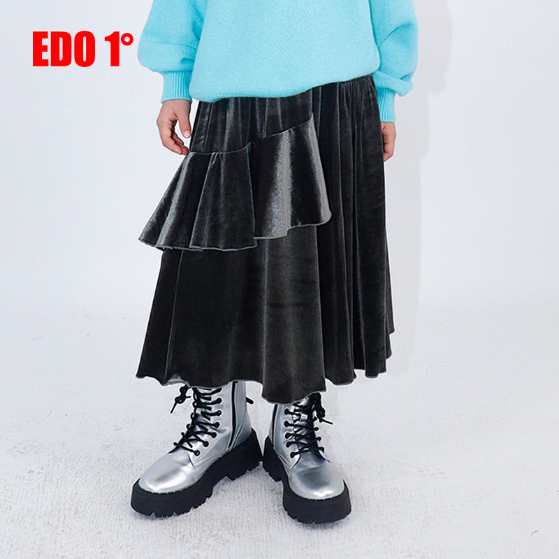 edo时尚不规则洋气半身裙
