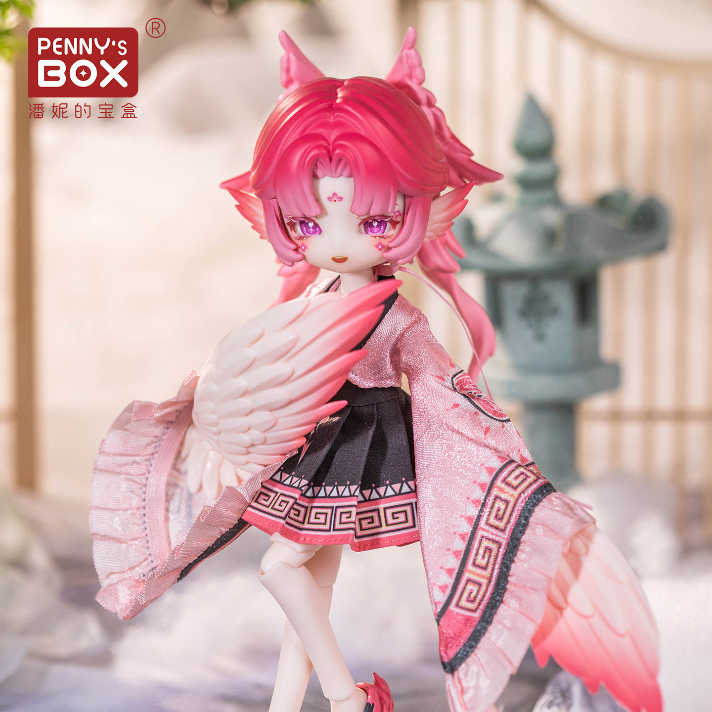 潘妮的宝盒露露亚云羽阁系列可动人偶盲盒8分bjd异兽娃娃潮玩整套