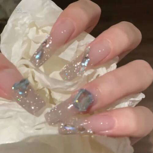 手工美甲穿戴甲CIGL手工制作