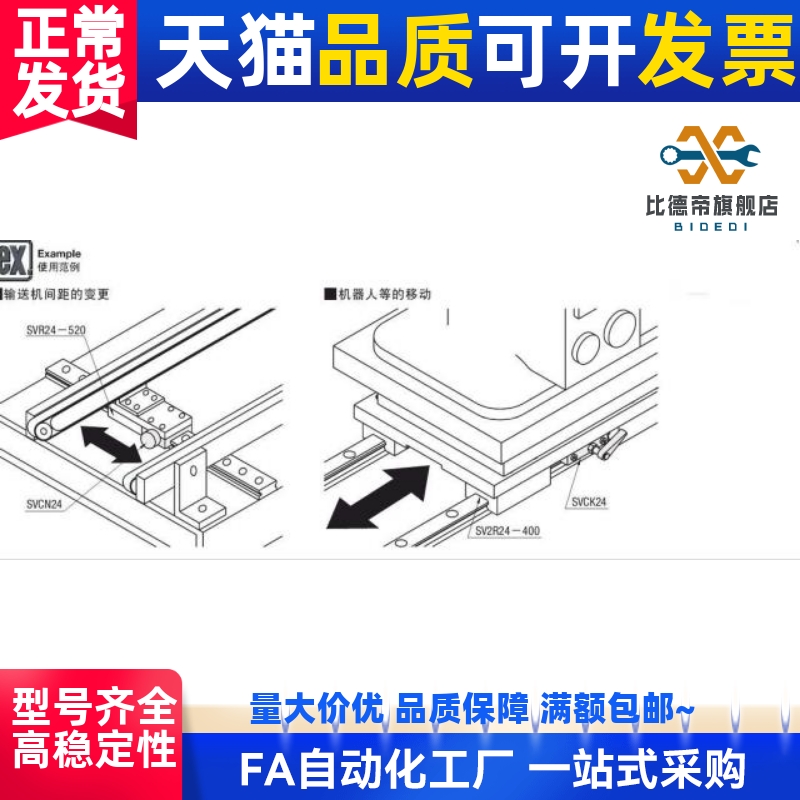 SVCN28直线导轨夹持器 同型号 旋钮型直线导轨夹具SVCN28