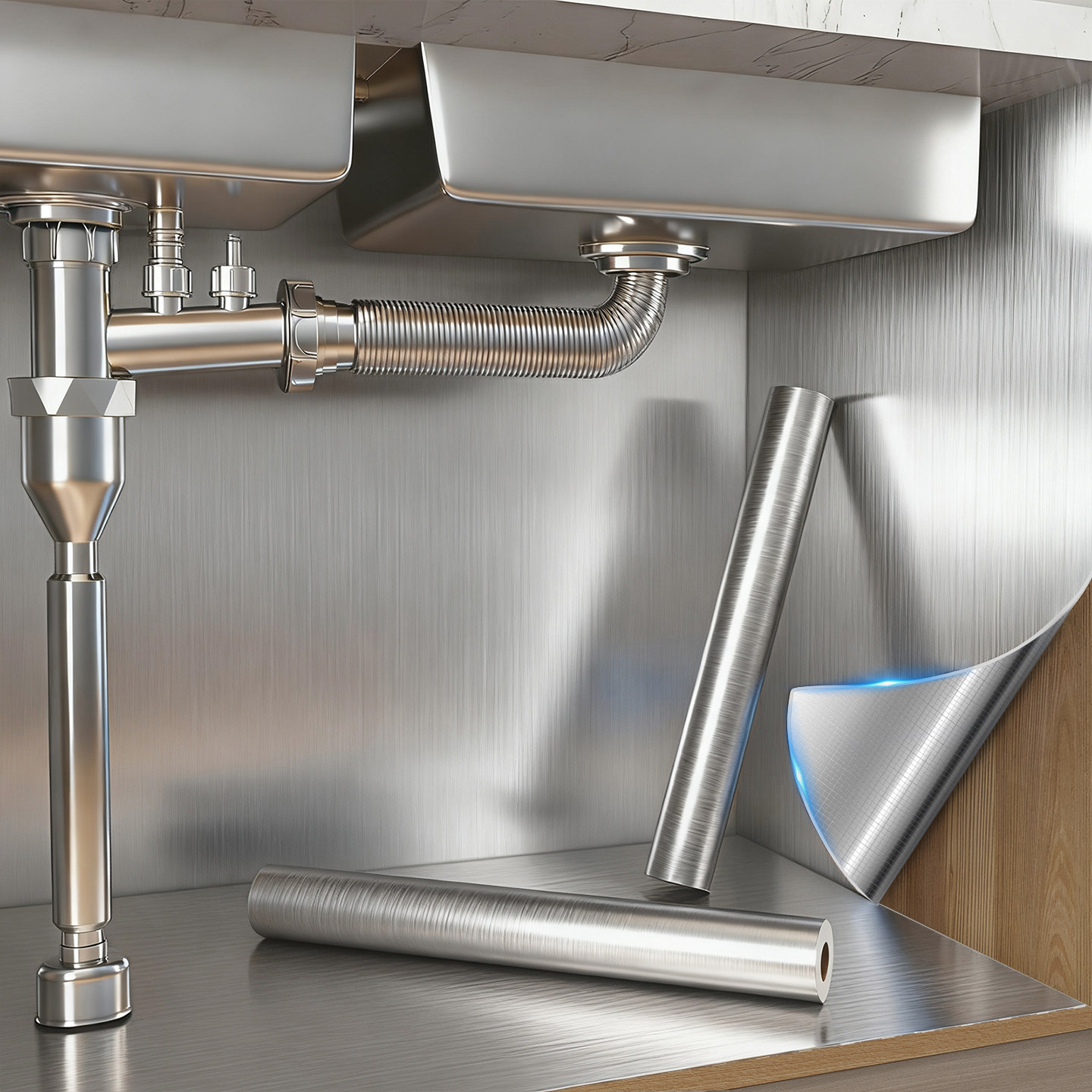 厨房防油贴纸下水槽防水防潮防霉橱柜灶台专用垫加厚铝箔锡纸自粘,洗护清洁剂/卫生巾/纸/香薰,家用防油贴纸,淘宝优惠券,粉丝福利购,淘宝优惠卷