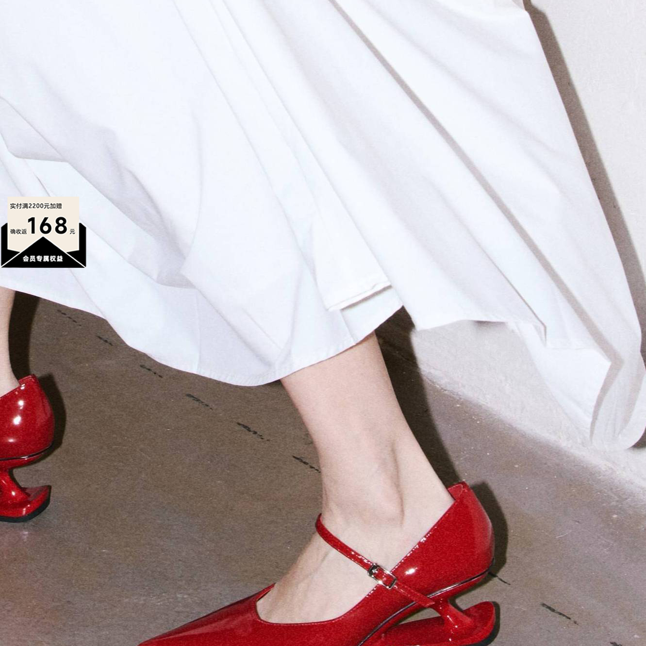 KOUKOUMU 李宇春 郭采洁同款 复古玛丽珍 悬浮跟 尖头高跟鞋单鞋