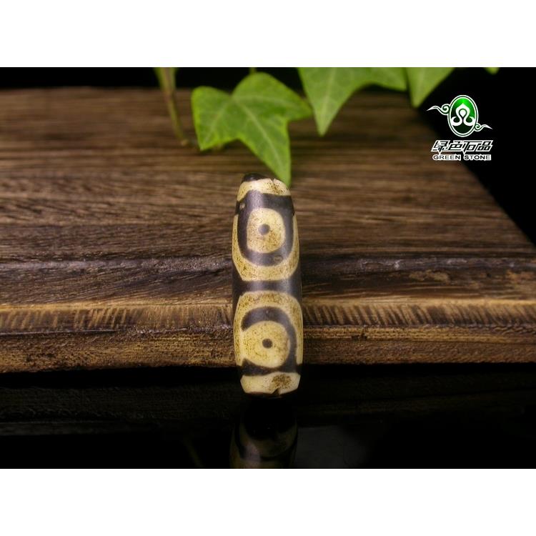 实物拍照不还价 西藏饰品三眼老料天珠 散珠配珠as1113