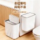 垃圾桶家用卫生间厕所无盖长方形专用桶2025新款 纸桶简约夹缝纸篓