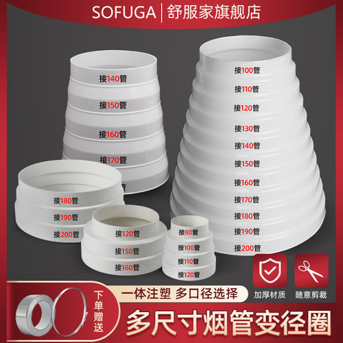 油烟机变径圈可裁剪加厚材质