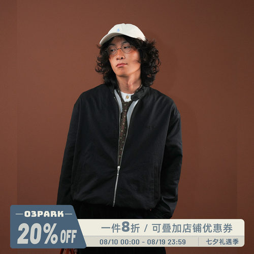 O3PARK日系复古短款夹克