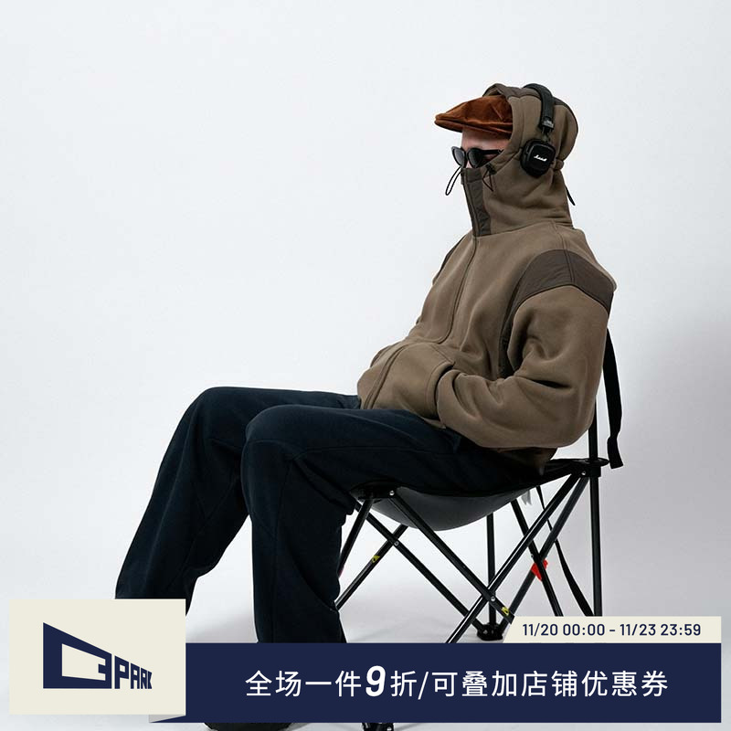 o3park日系卫衣拉链O3PA卫衣