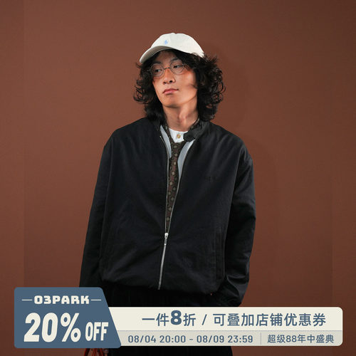 O3PARK日系复古短款夹克