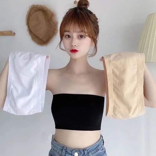 裹胸内衣女防走光打底外穿大码
