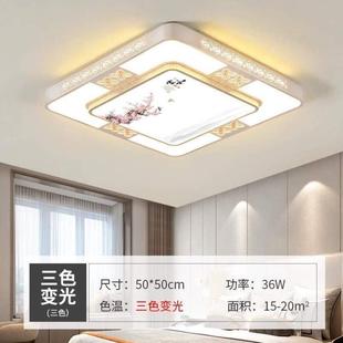 现代中式 年客厅房间2023简约家用阳台灯具新灯吸顶灯餐厅新款 卧室