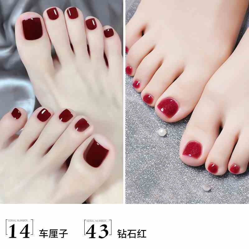 极速可撕拉e指甲油免烤R无毒无味持久快干显白网红学生裸色脚指甲