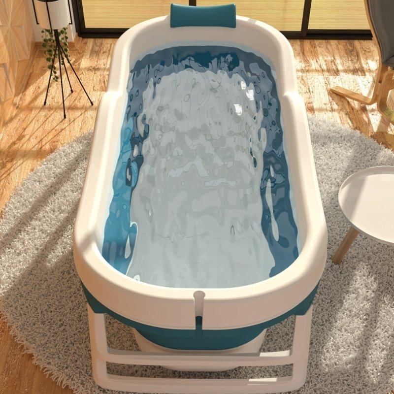 洗澡桶大人自动加热泡澡桶o可折叠浴缸免安装恒温汗o蒸一体宿舍神