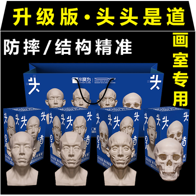 头头是道素描头像教具米隆石膏像